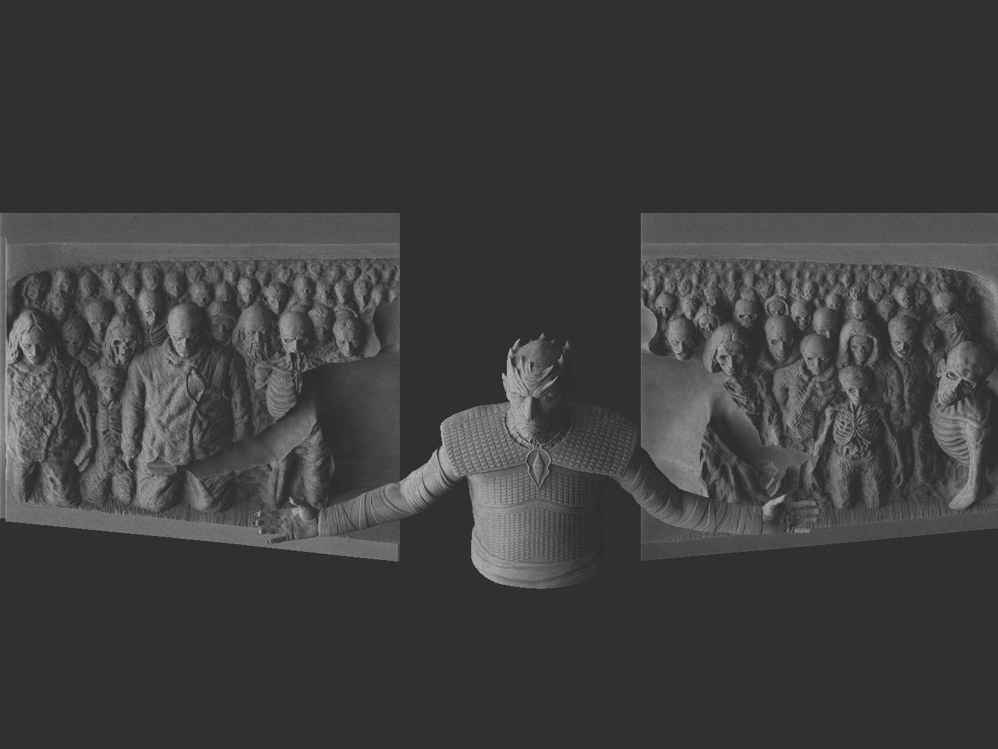 Game of Thrones - Night King - Hardhome Relief 3D print model_10