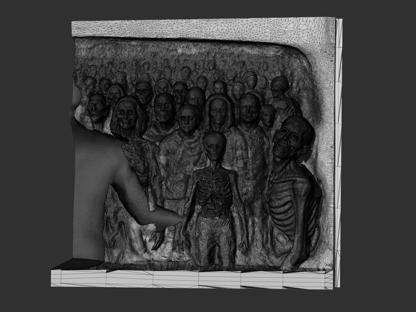 Game of Thrones - Night King - Hardhome Relief 3D print model_14