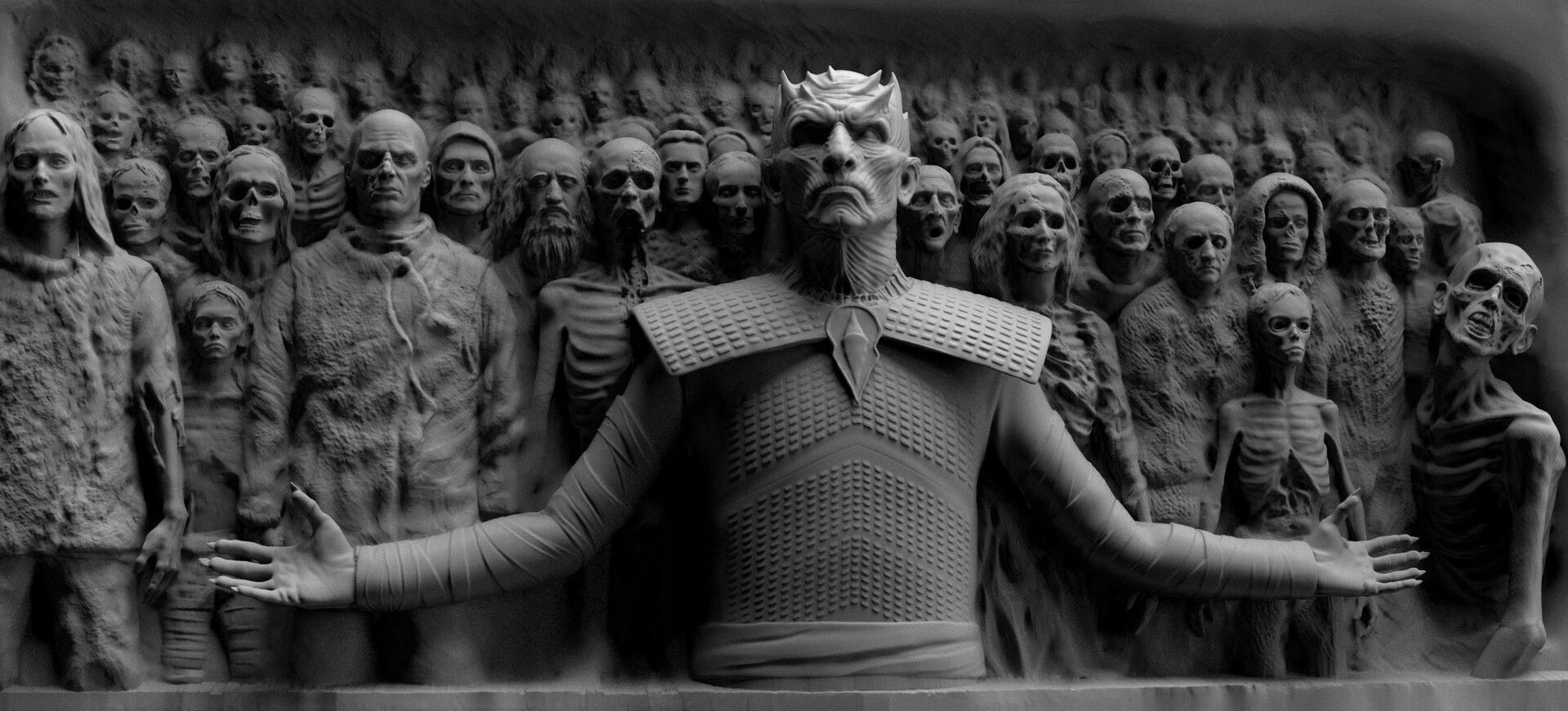 Game of Thrones - Night King - Hardhome Relief 3D print model_6