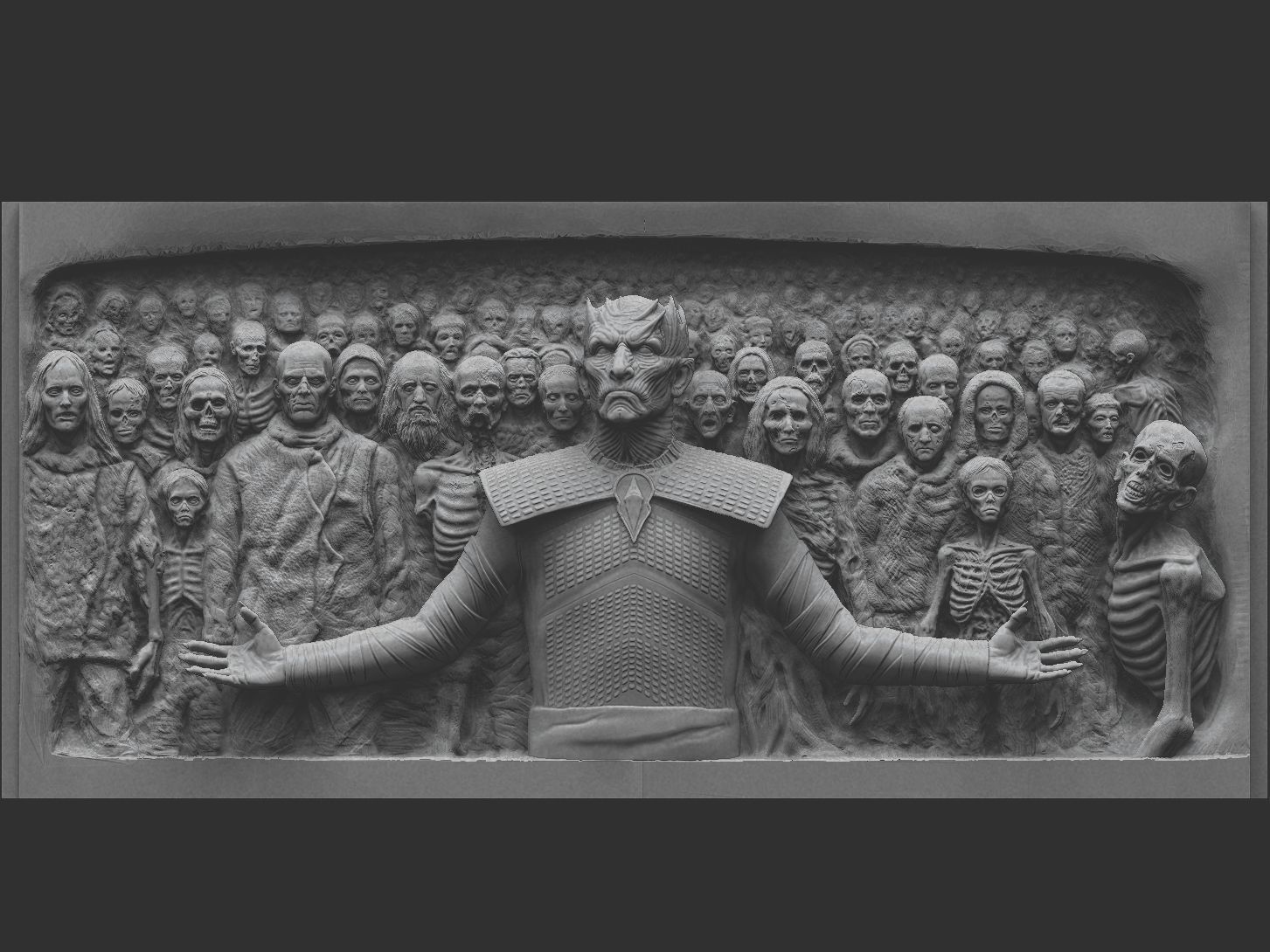 Game of Thrones - Night King - Hardhome Relief 3D print model_2