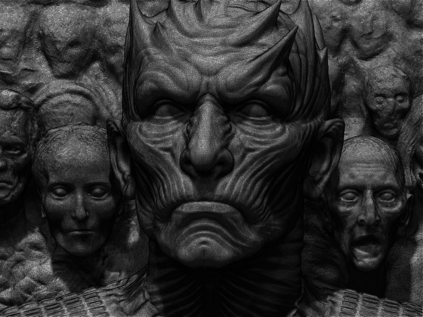 Game of Thrones - Night King - Hardhome Relief 3D print model_16