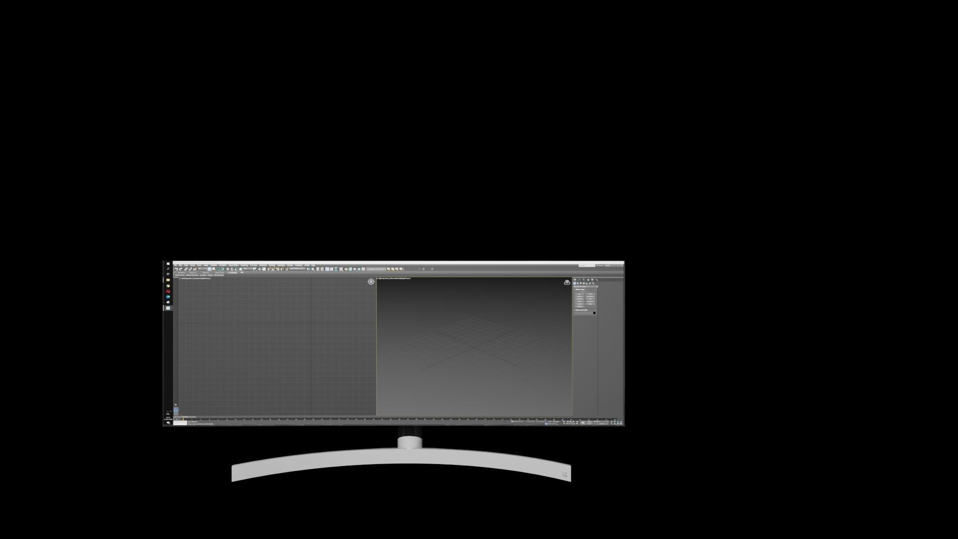 monitor computer screen 3D model_1