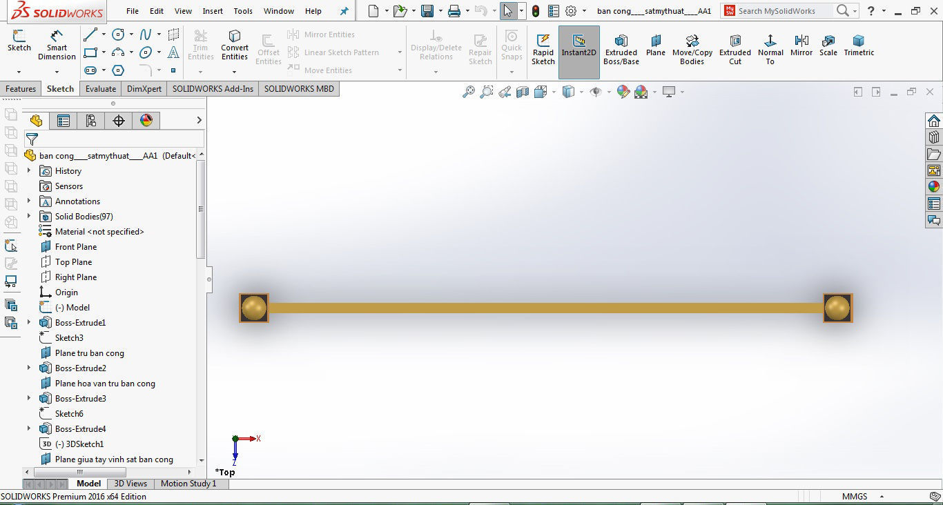 Art iron balcony AA1- 3D model with 2D drawings ready 3D model_31