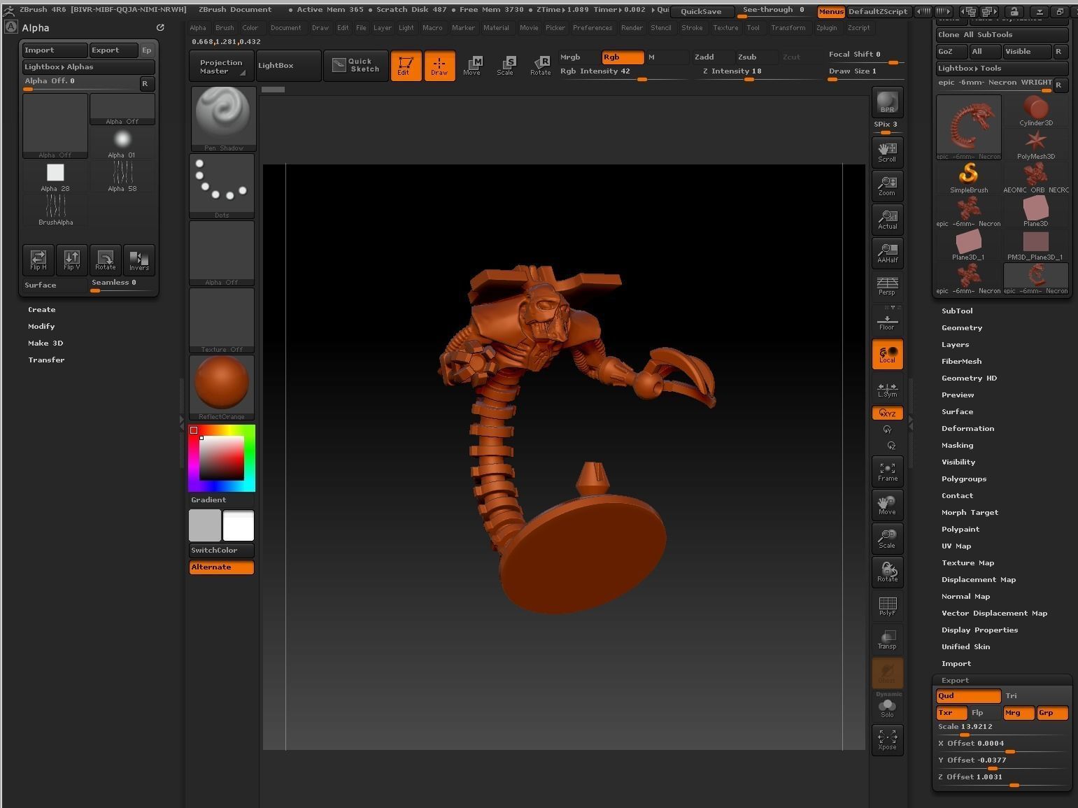 EPIC - ARMAGEDDON SET 15- XenoCyborg FORCE set 8 3D print model_9