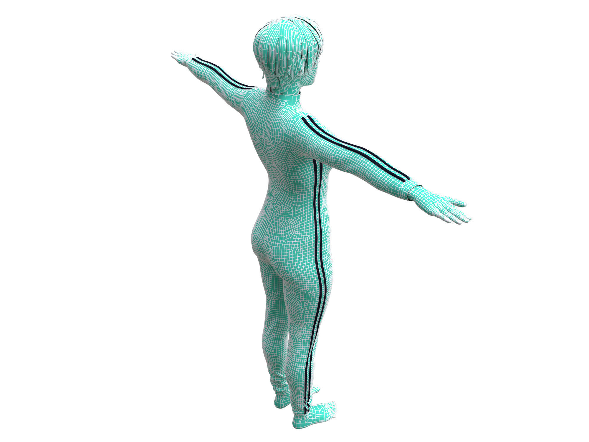 3d realistic womans clothing 3D model_20