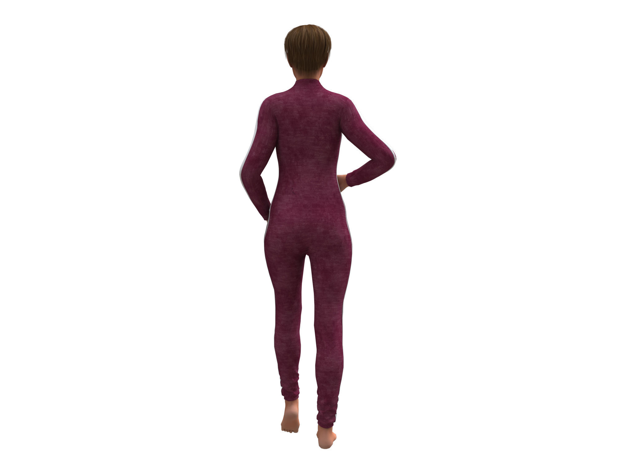 3d realistic womans clothing 3D model_13