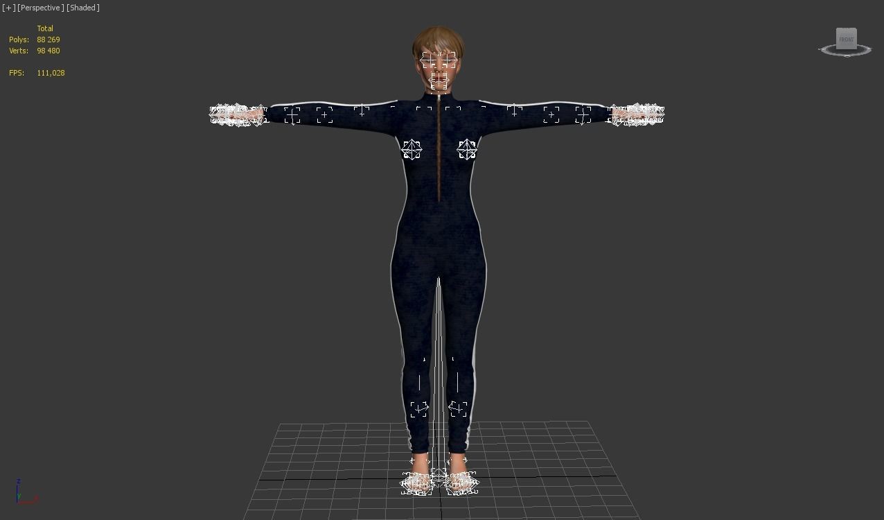 3d realistic womans clothing 3D model_21