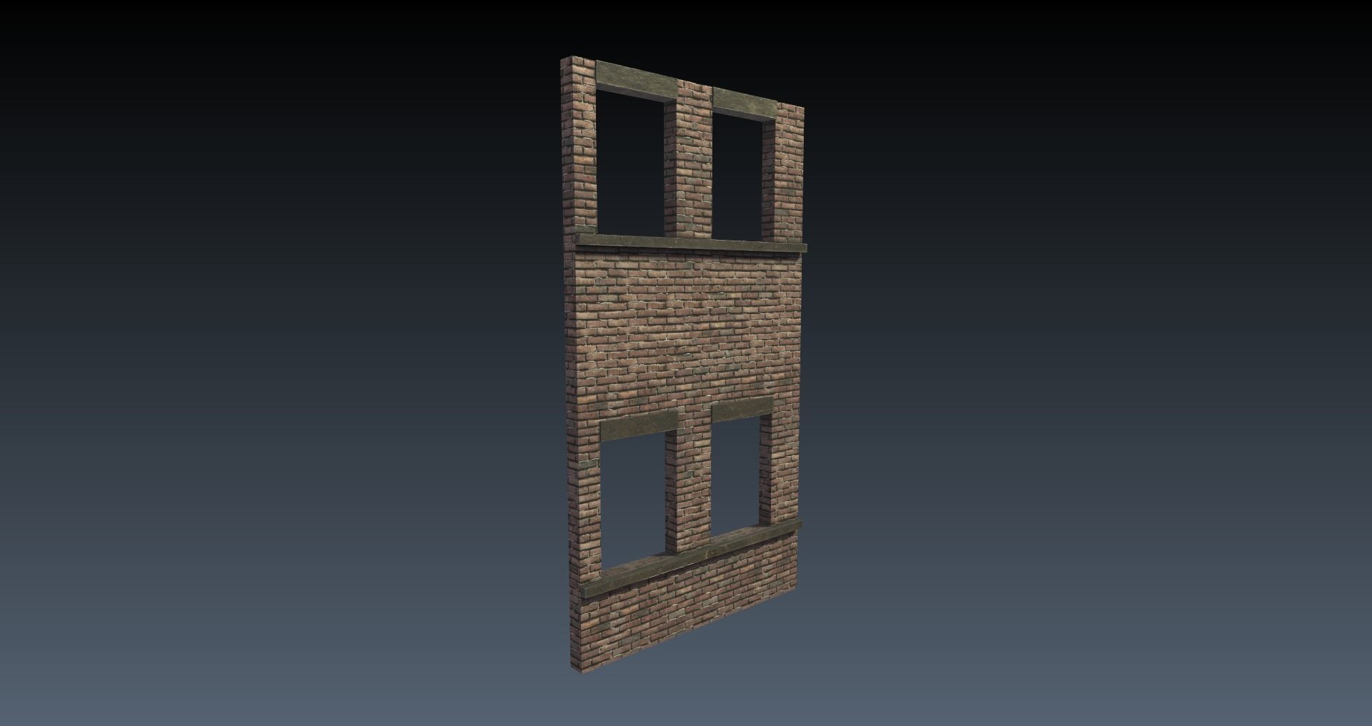 Low-Poly 80s Neon City Scene Pack Low-poly 3D model_48