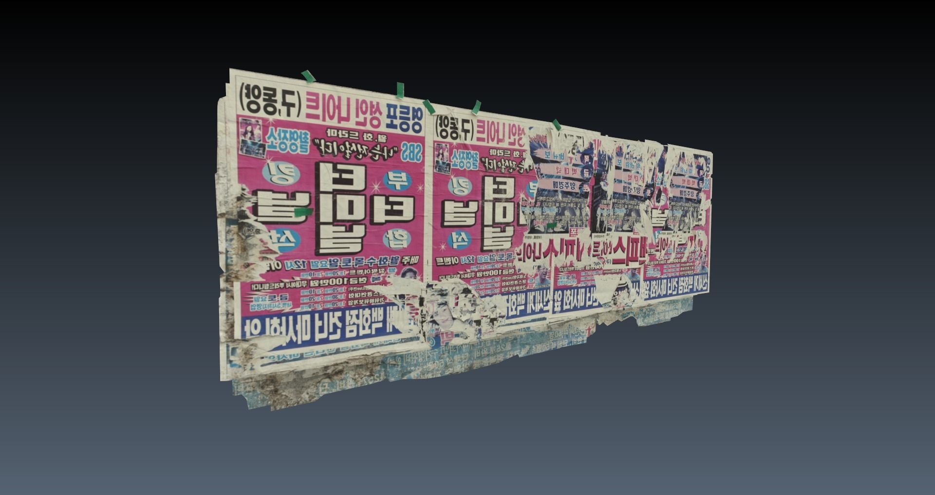 Low-Poly 80s Neon City Scene Pack Low-poly 3D model_35