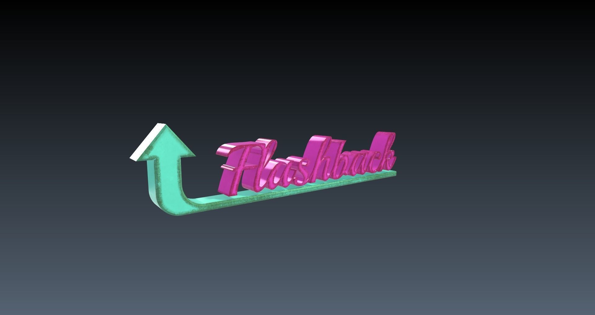 Low-Poly 80s Neon City Scene Pack Low-poly 3D model_26