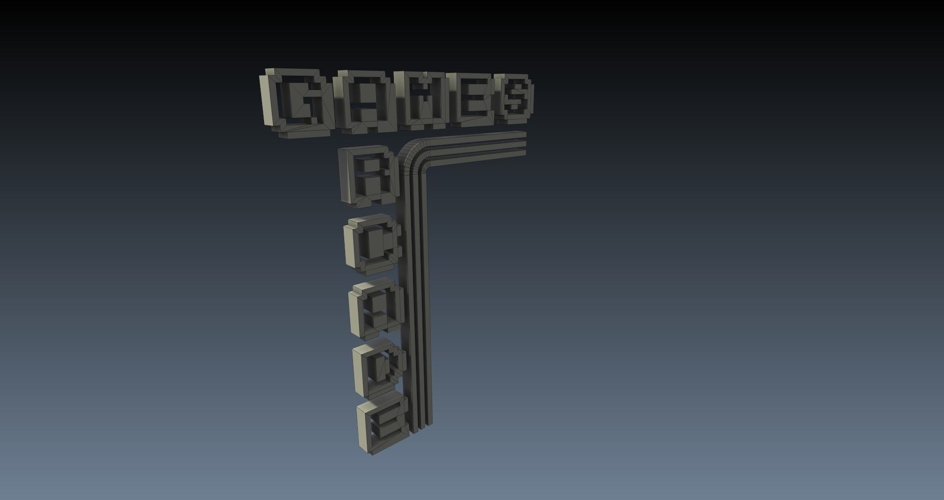 Low-Poly 80s Neon City Scene Pack Low-poly 3D model_29