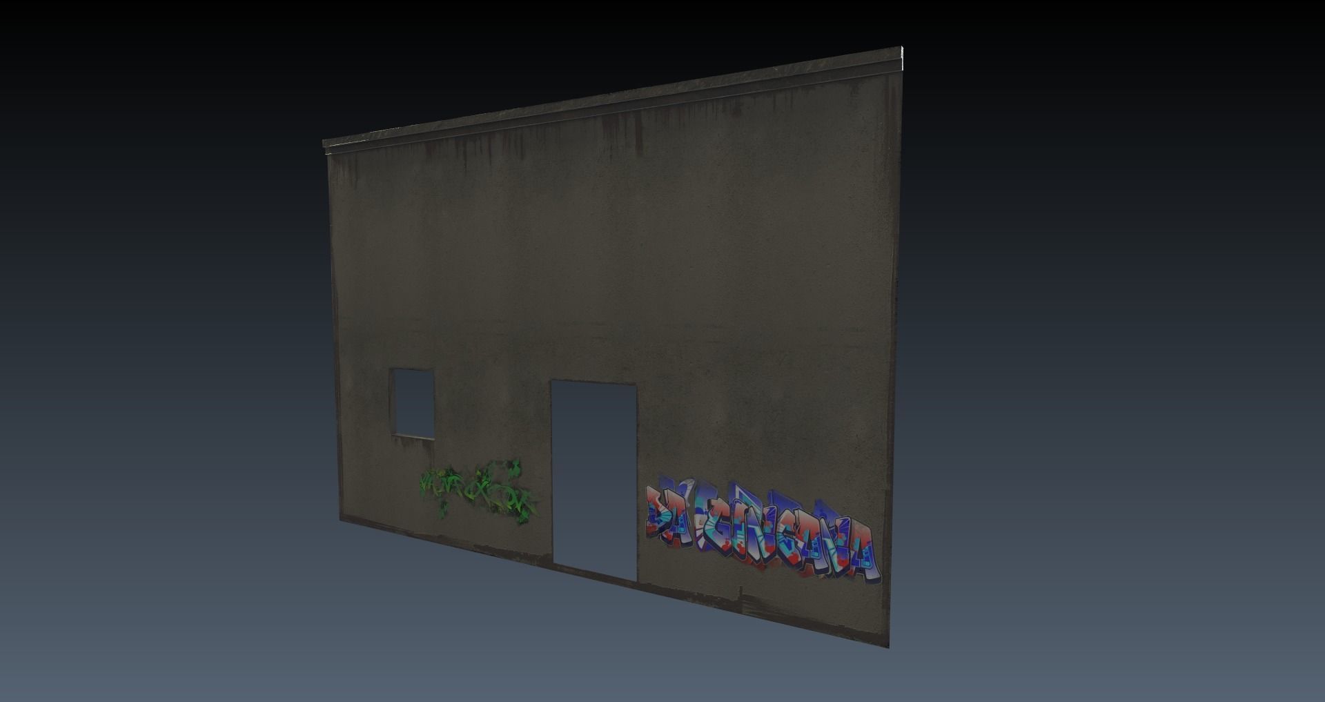 Low-Poly 80s Neon City Scene Pack Low-poly 3D model_52