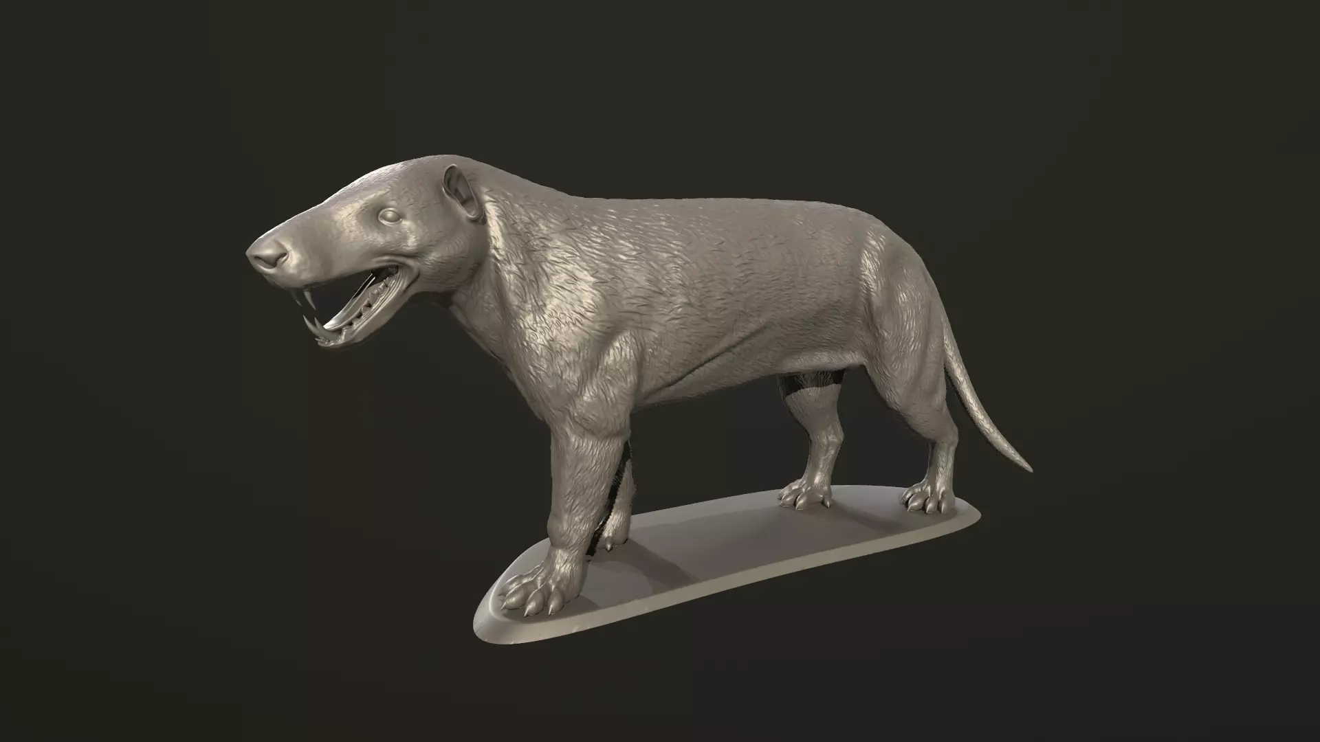 Hyaenodon horridus 3D print model_0