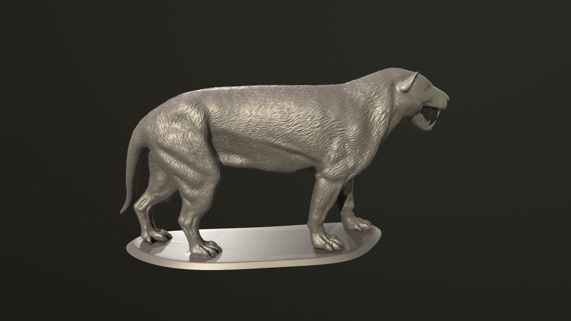 Hyaenodon horridus 3D print model_4