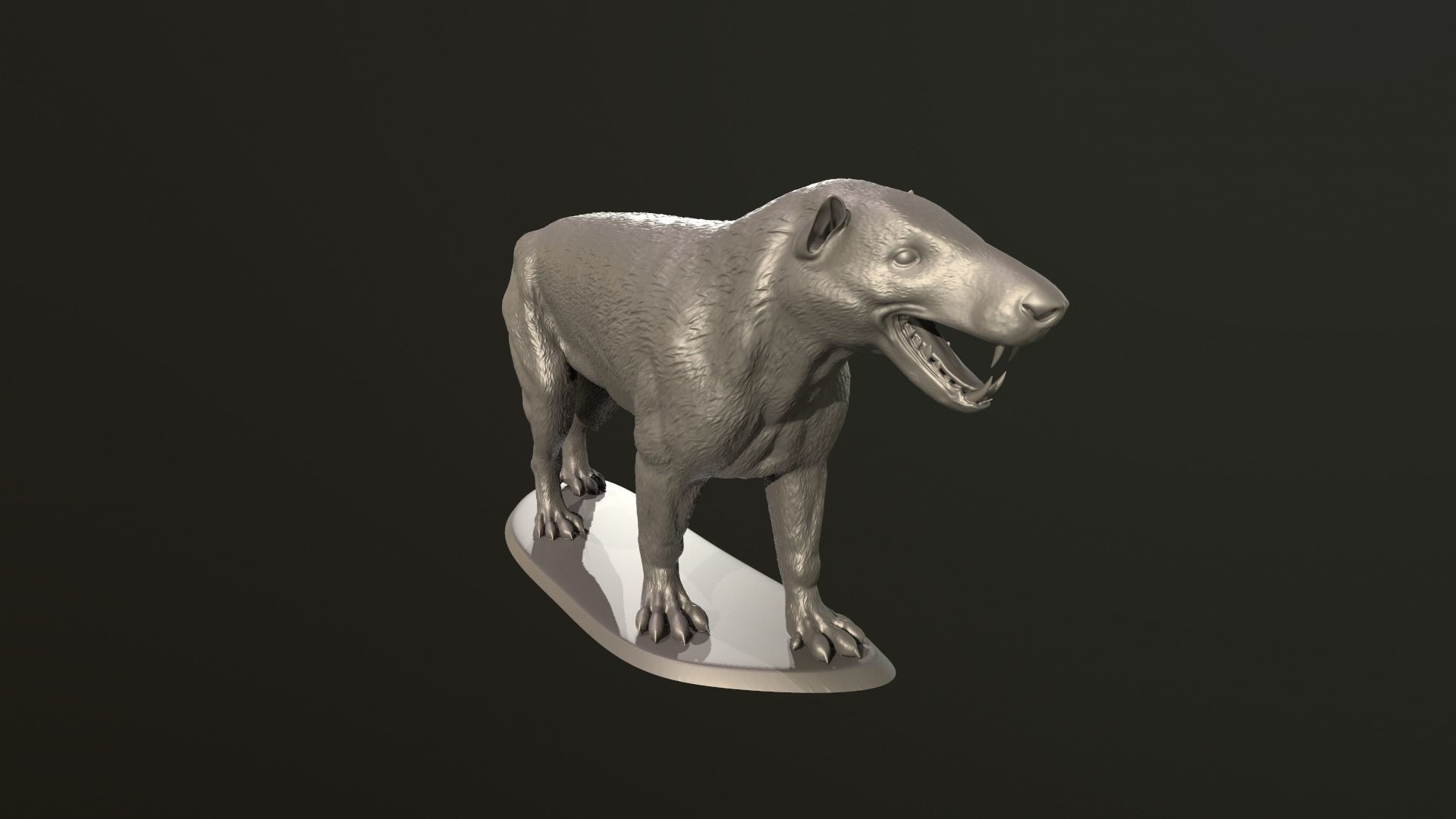 Hyaenodon horridus 3D print model_3