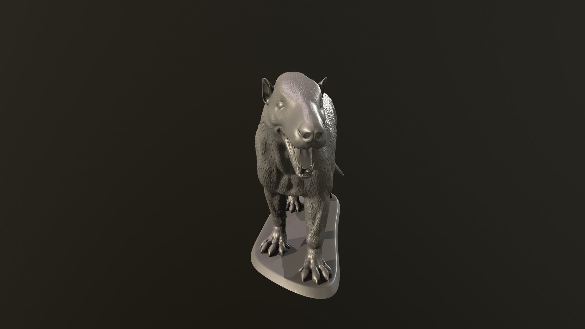 Hyaenodon horridus 3D print model_2