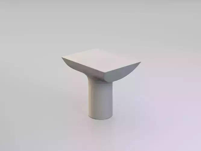 Christian Liaigre Inca Side Table 3D model