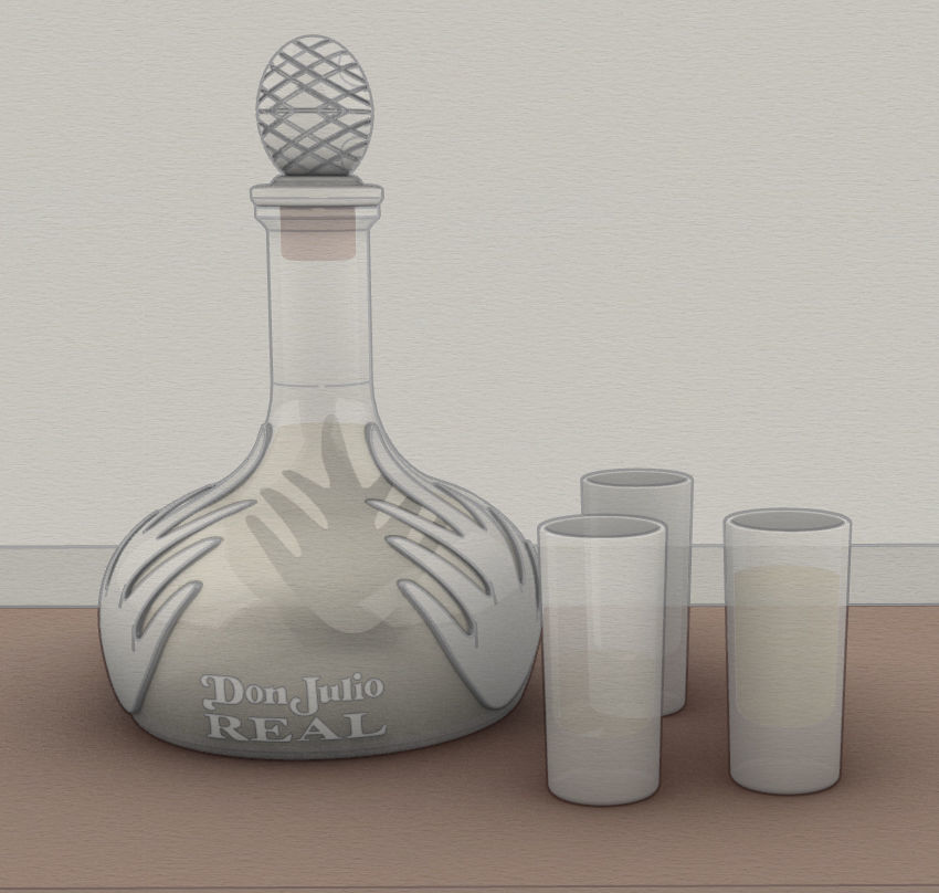 Tequila Don Julio Real Anejo 3D model_16