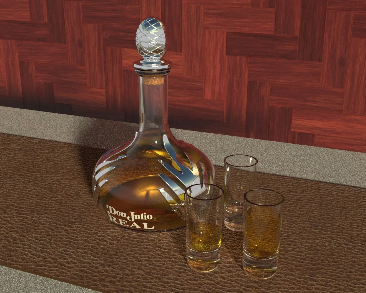 Tequila Don Julio Real Anejo 3D model_3