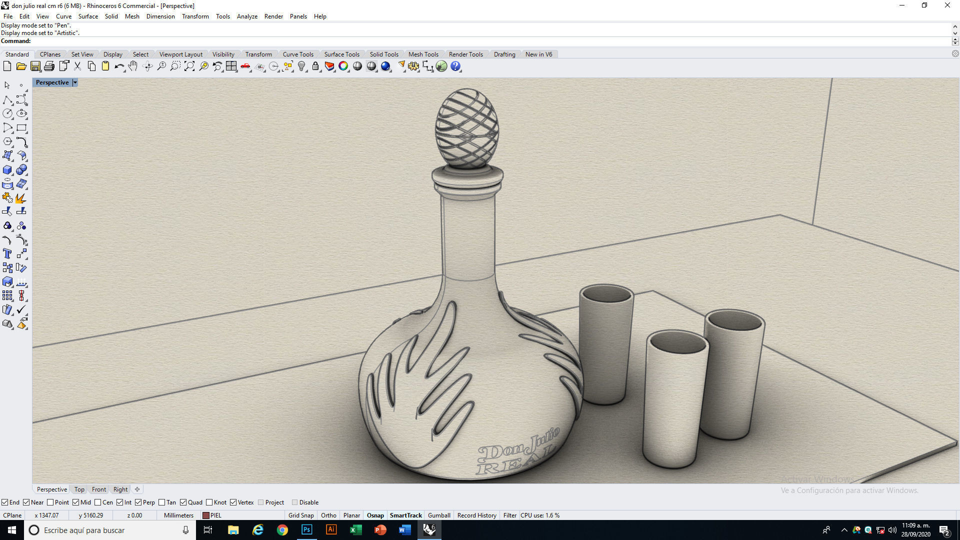 Tequila Don Julio Real Anejo 3D model_12