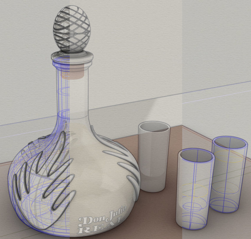 Tequila Don Julio Real Anejo 3D model_18