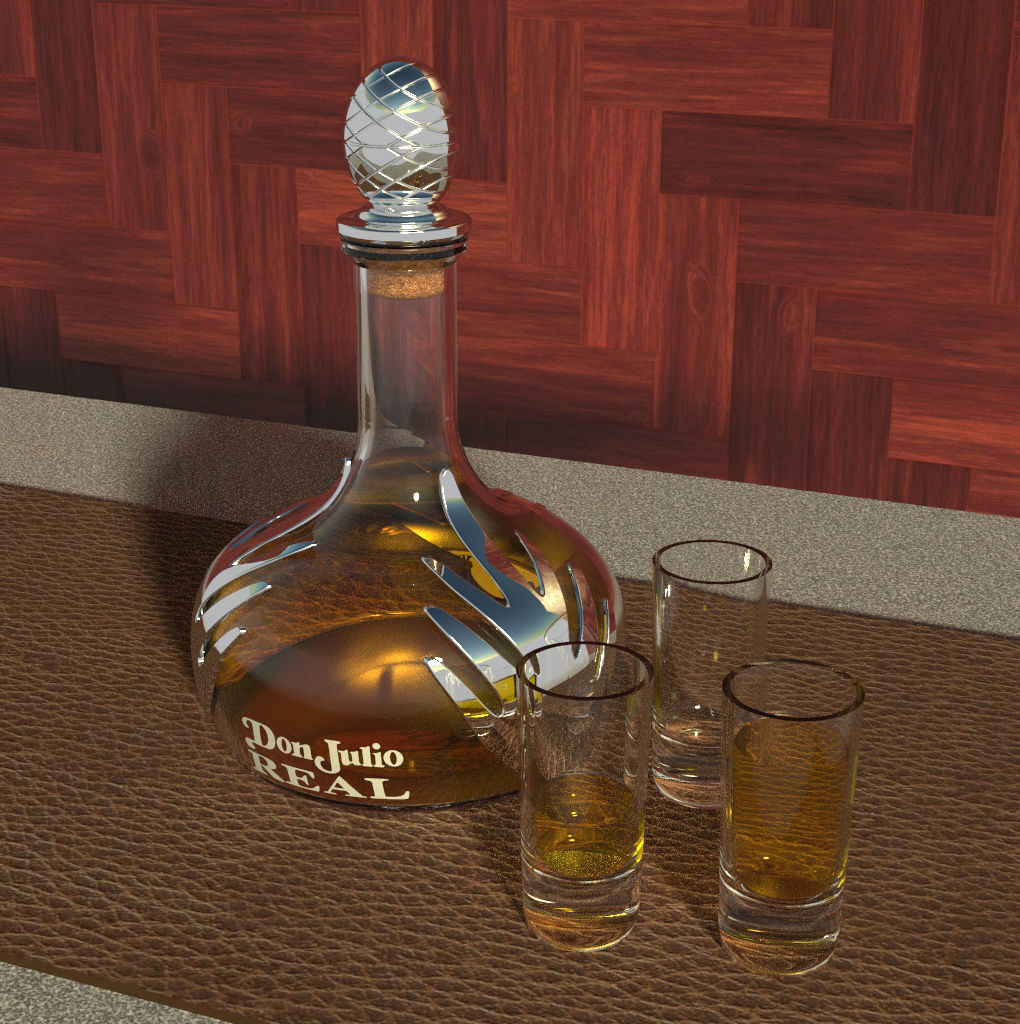 Tequila Don Julio Real Anejo 3D model_20