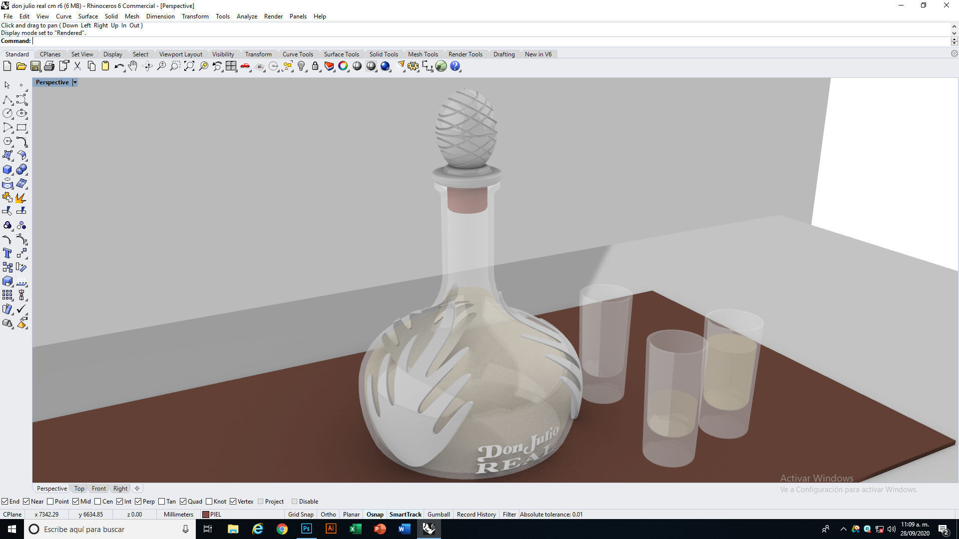 Tequila Don Julio Real Anejo 3D model_11