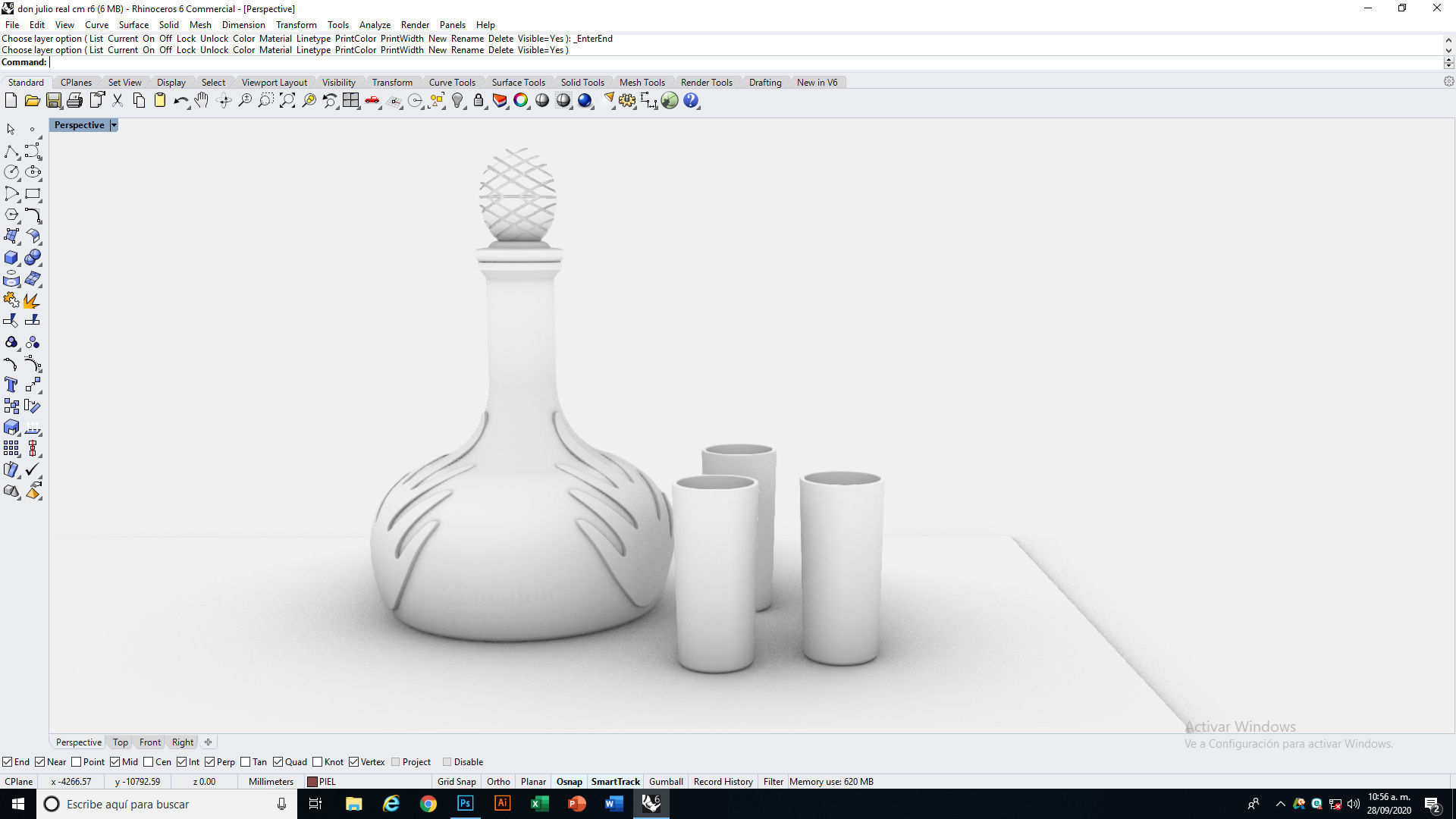 Tequila Don Julio Real Anejo 3D model_8