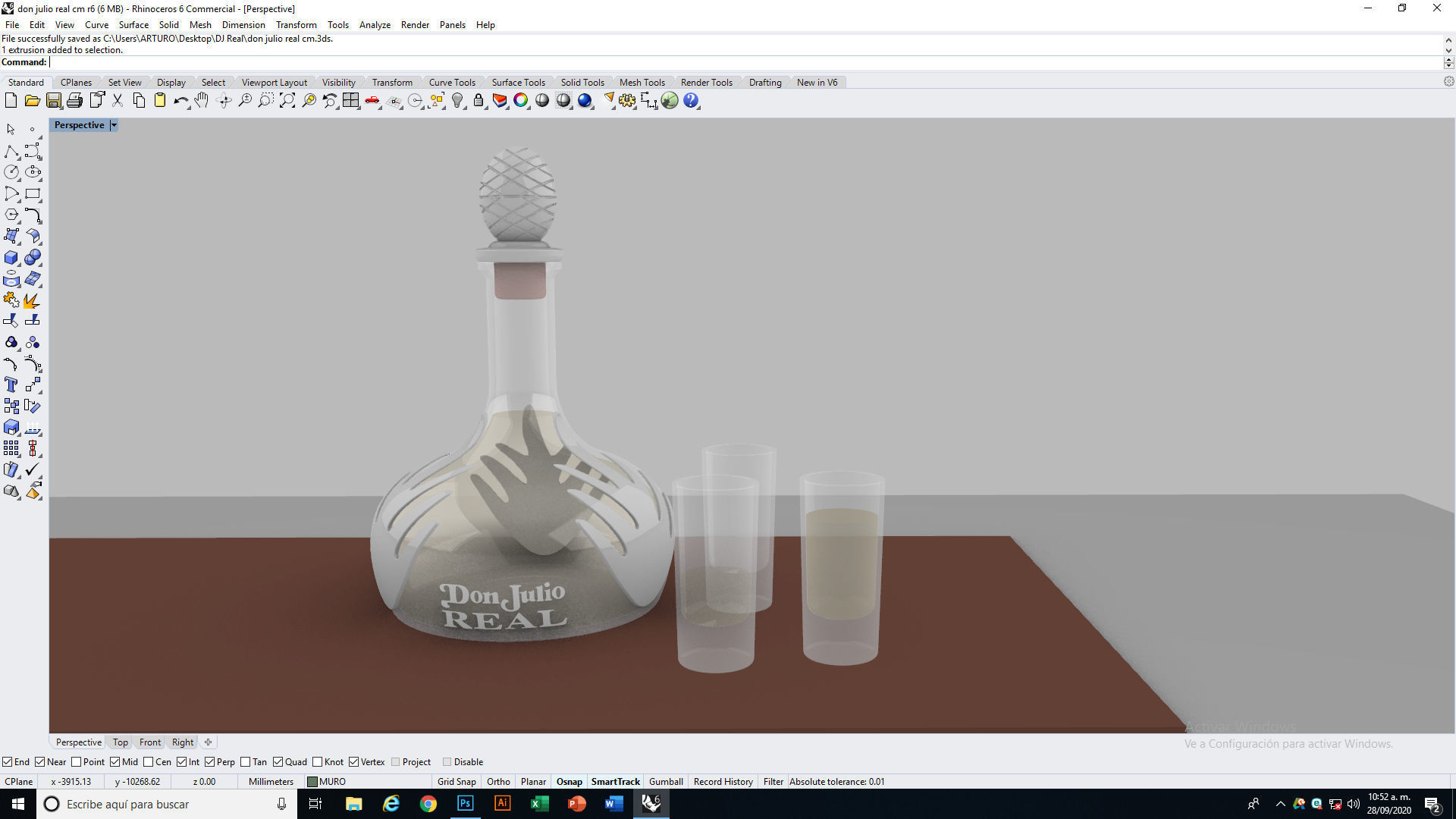 Tequila Don Julio Real Anejo 3D model_5