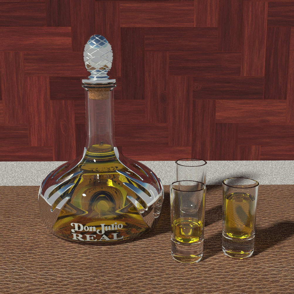 Tequila Don Julio Real Anejo 3D model_21