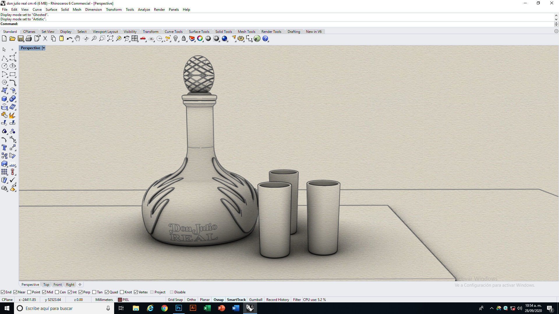 Tequila Don Julio Real Anejo 3D model_7