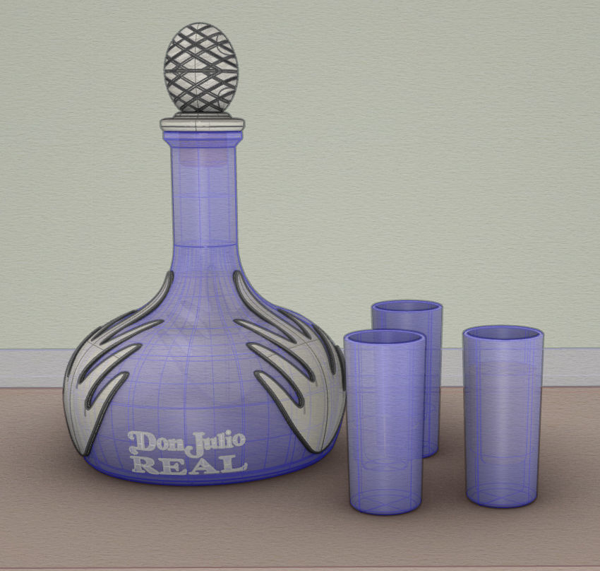 Tequila Don Julio Real Anejo 3D model_17