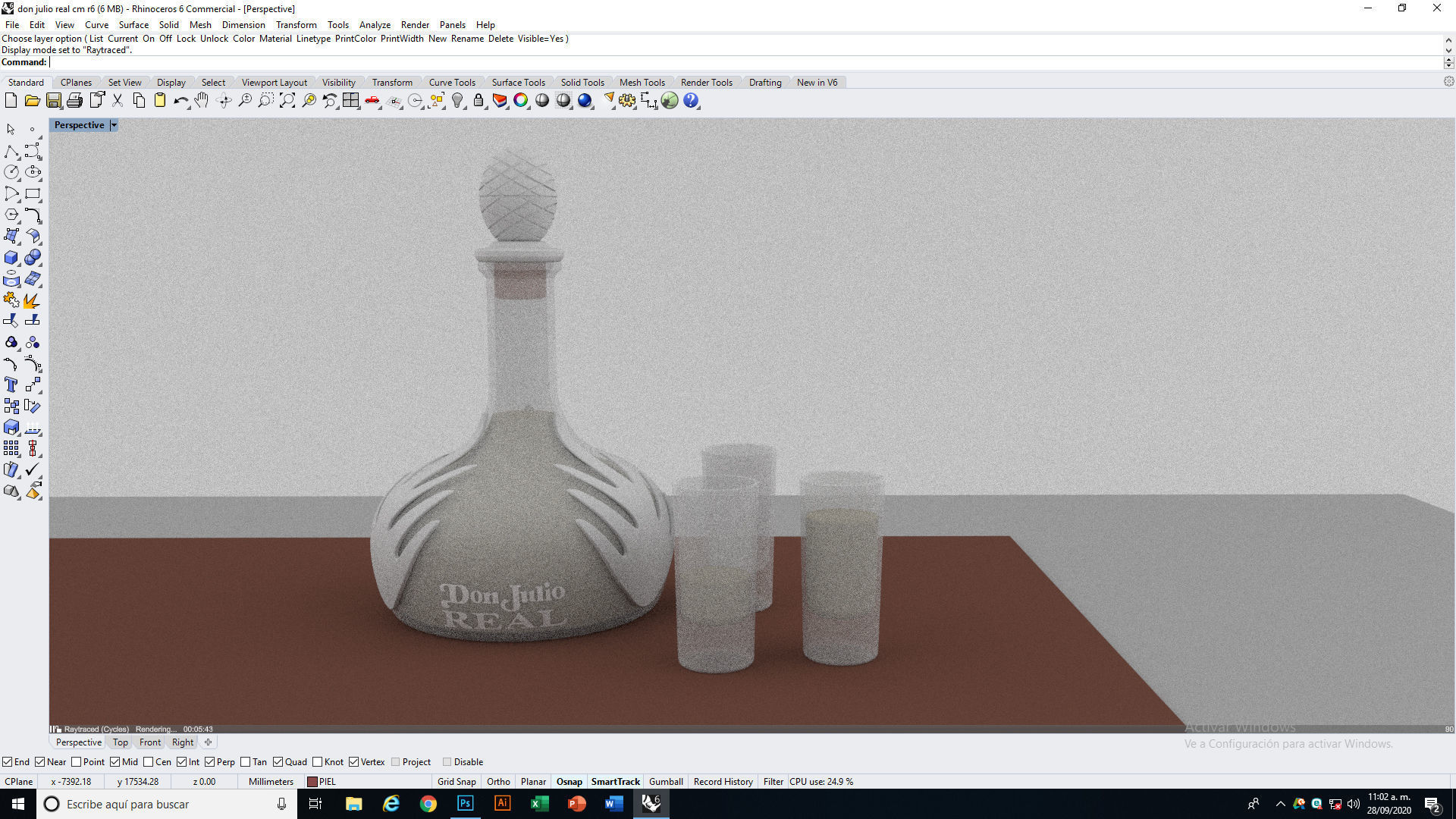 Tequila Don Julio Real Anejo 3D model_9
