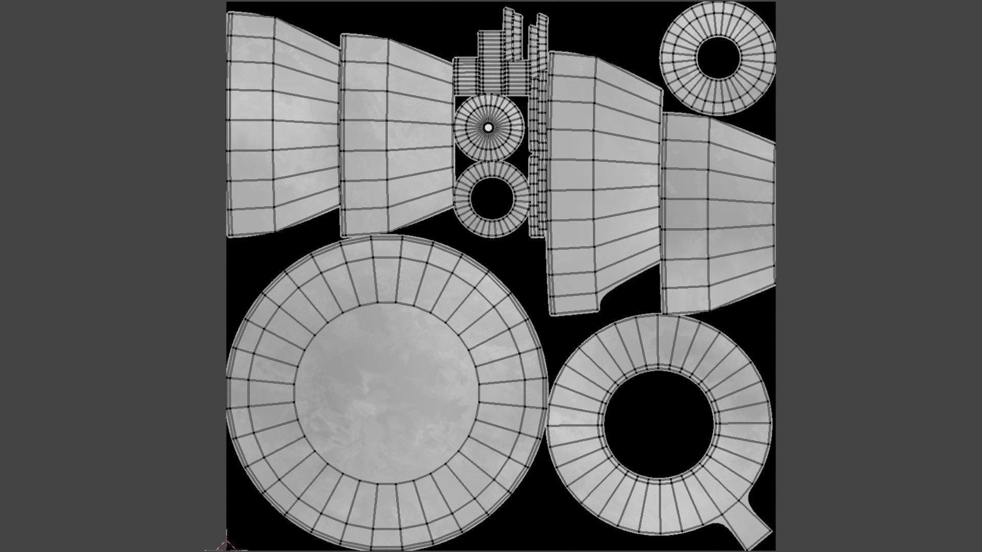 War Cannon 3d Model 3D model_12