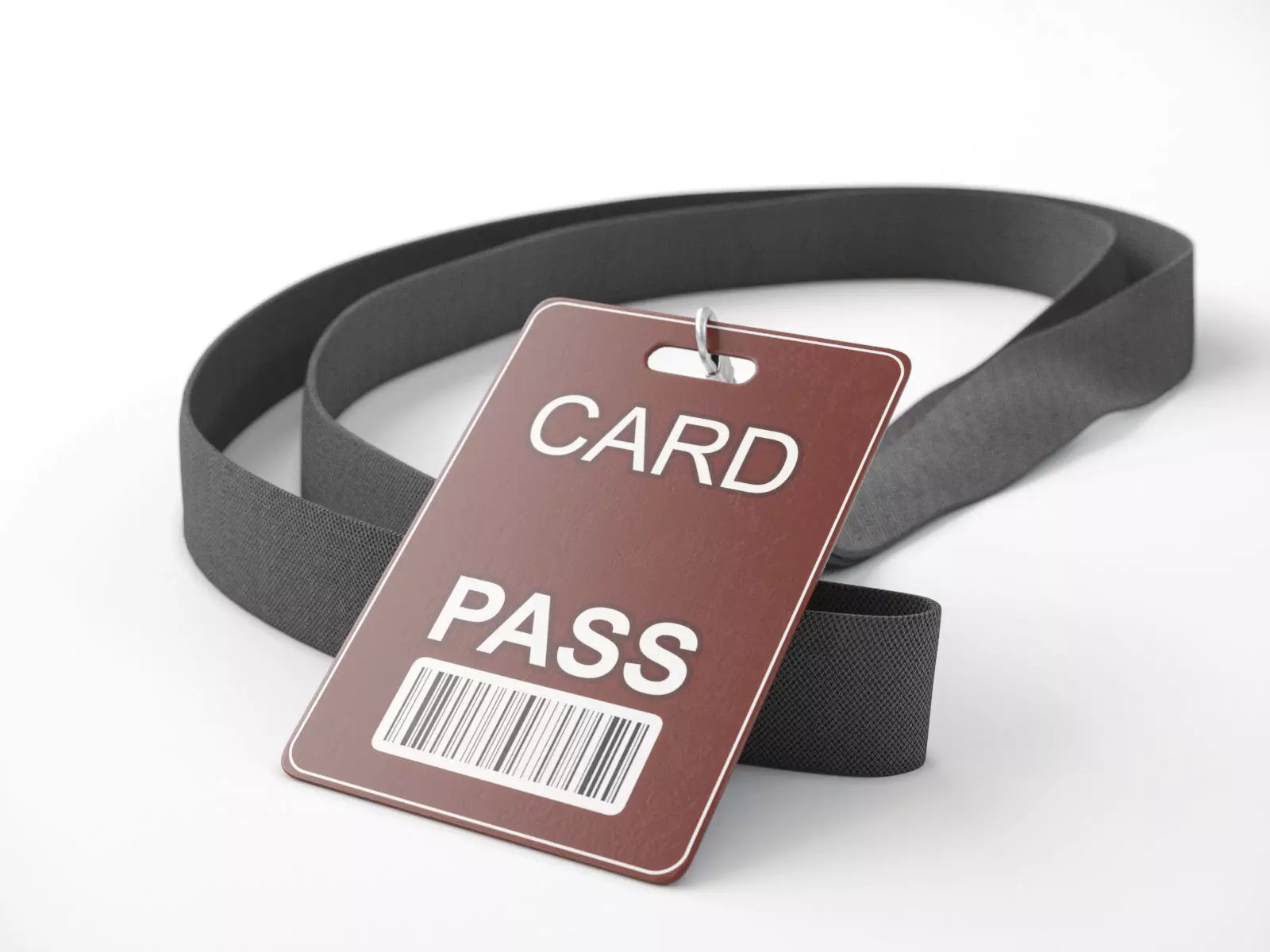 Lanyard Card 3D model_0