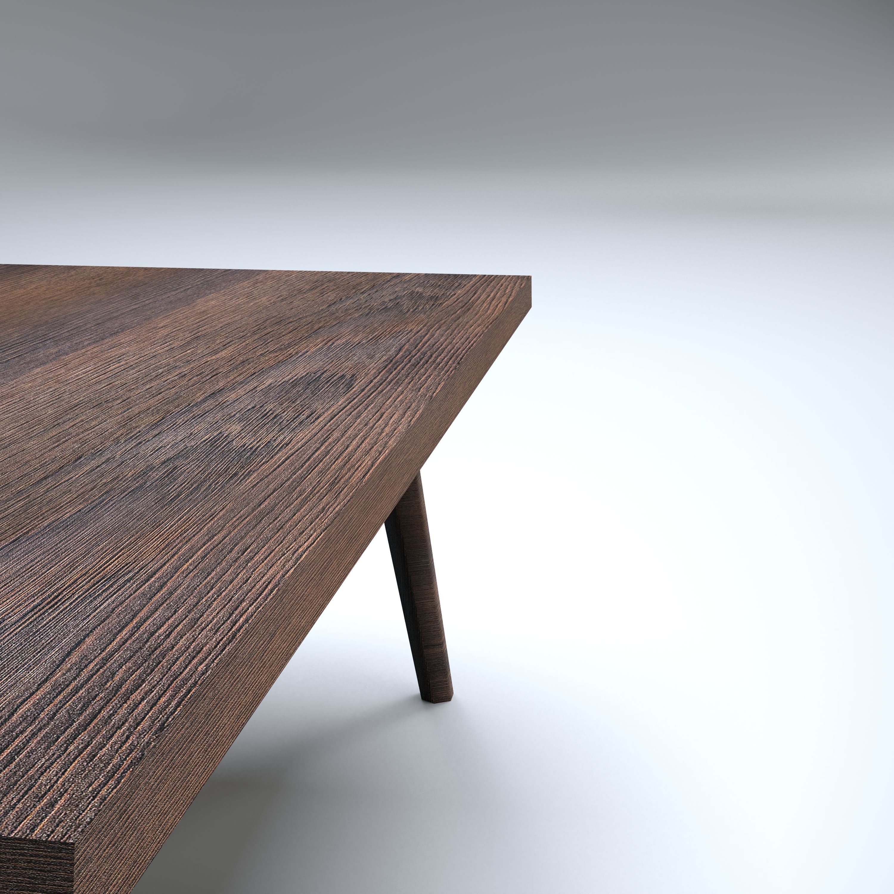 Modern Table Low-poly 3D model_3