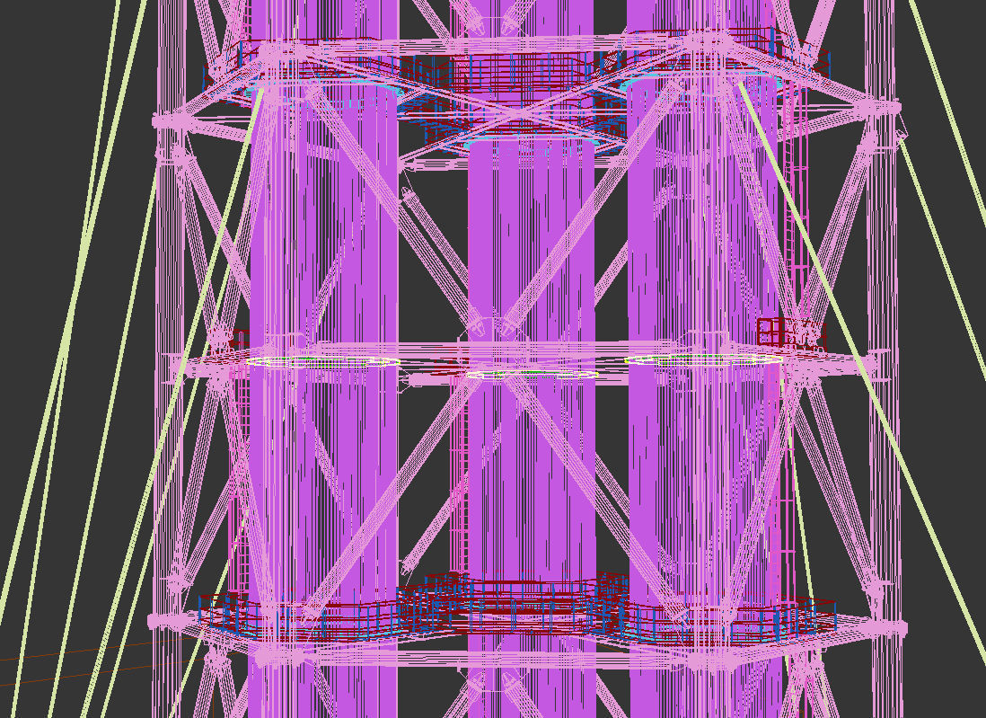 Exhaust pipe tower 3D model CGTrader