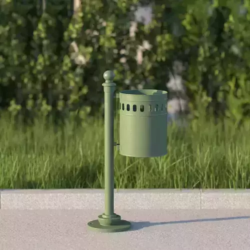 vienna public dustbin 3D model