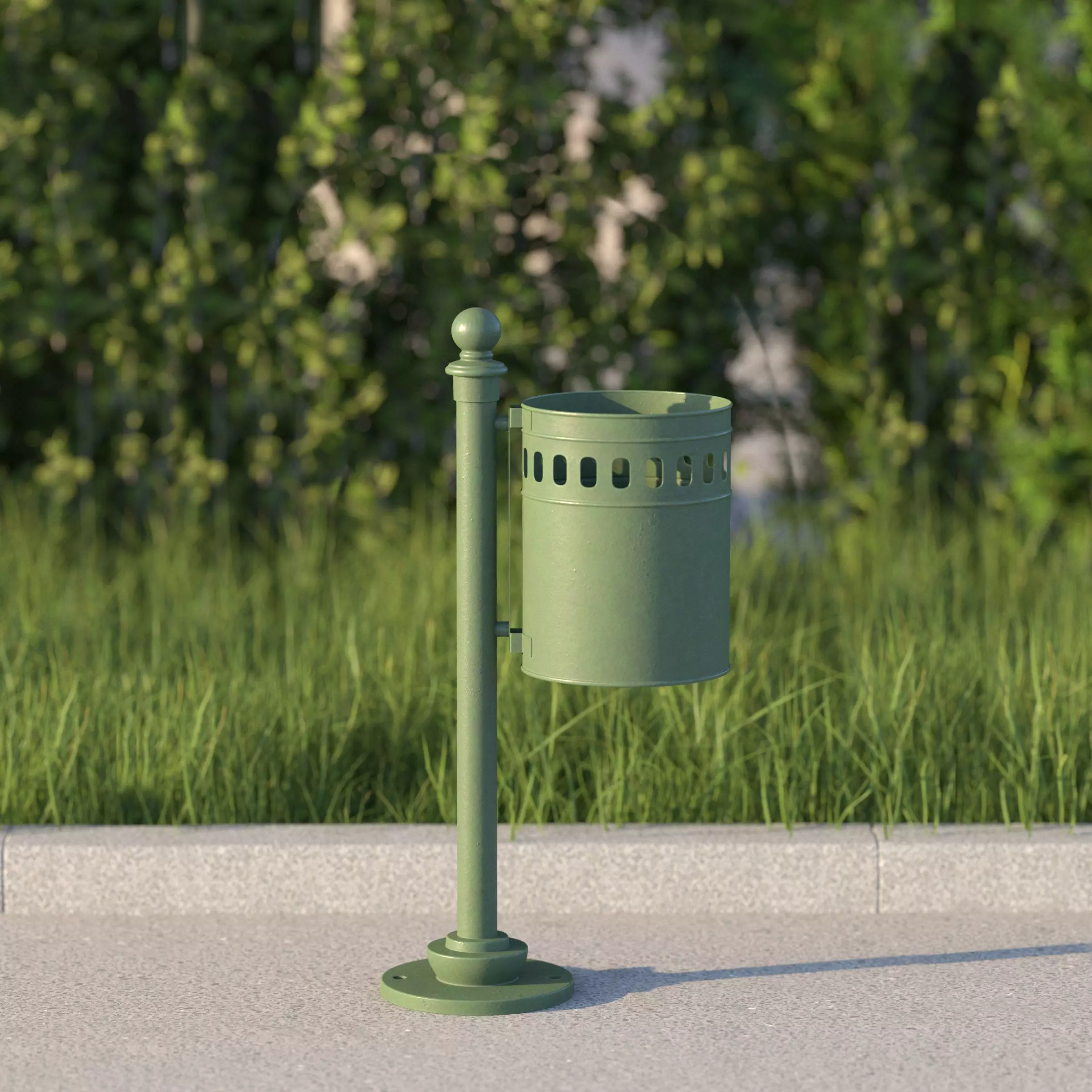 vienna public dustbin 3D model