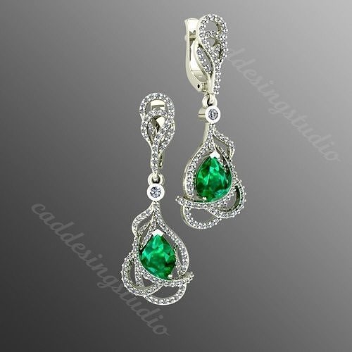 Earrings sm1 3D print model