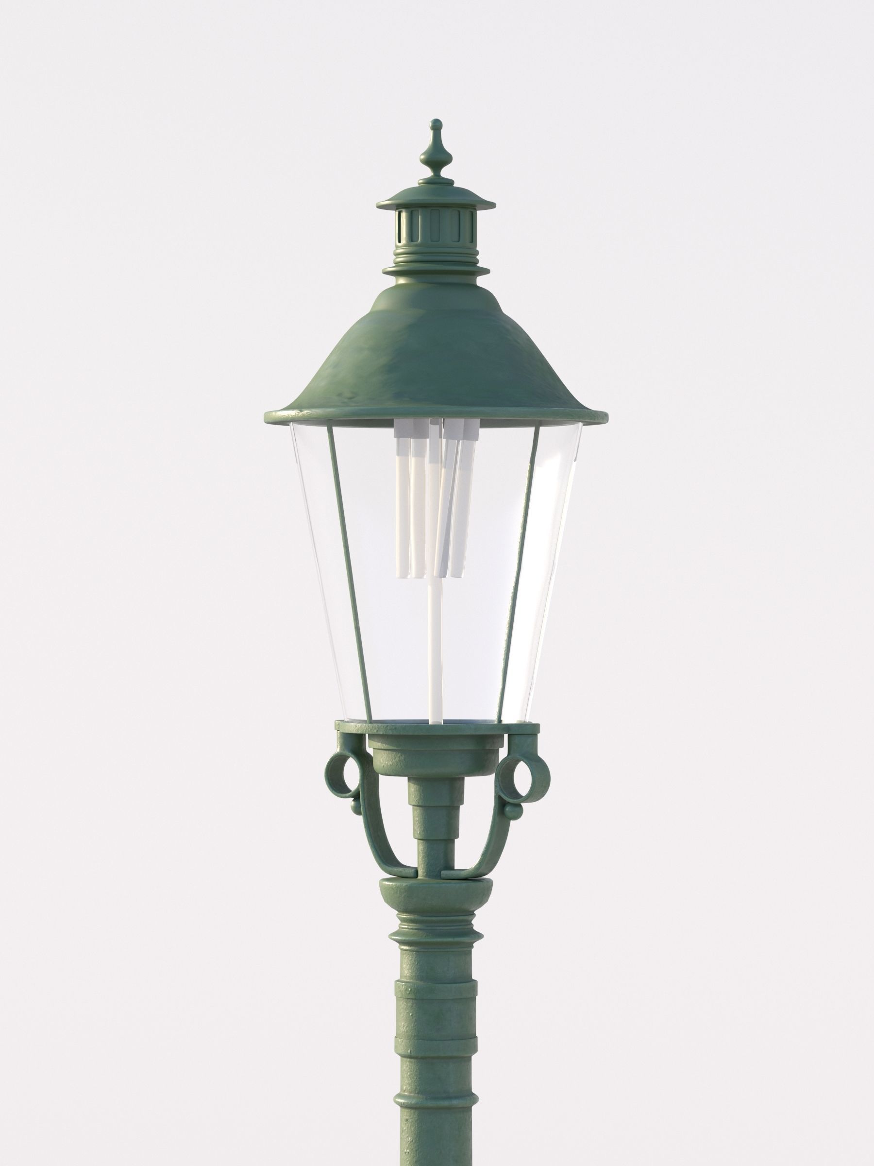 vienna public street lamp 3D model_4