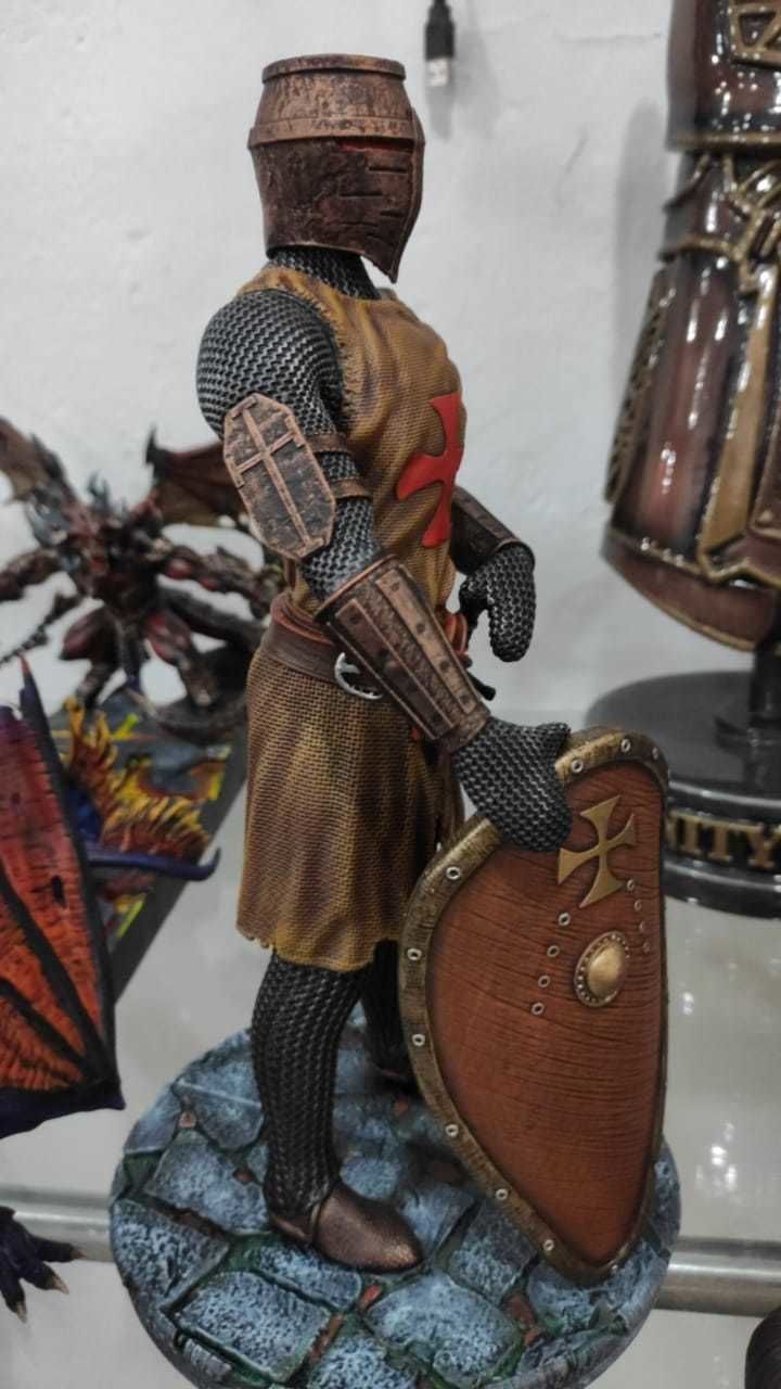 Templar - Stl medieval knight 3D print model_5