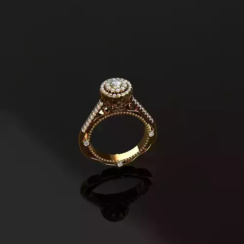 Rings rose gold engagement ring