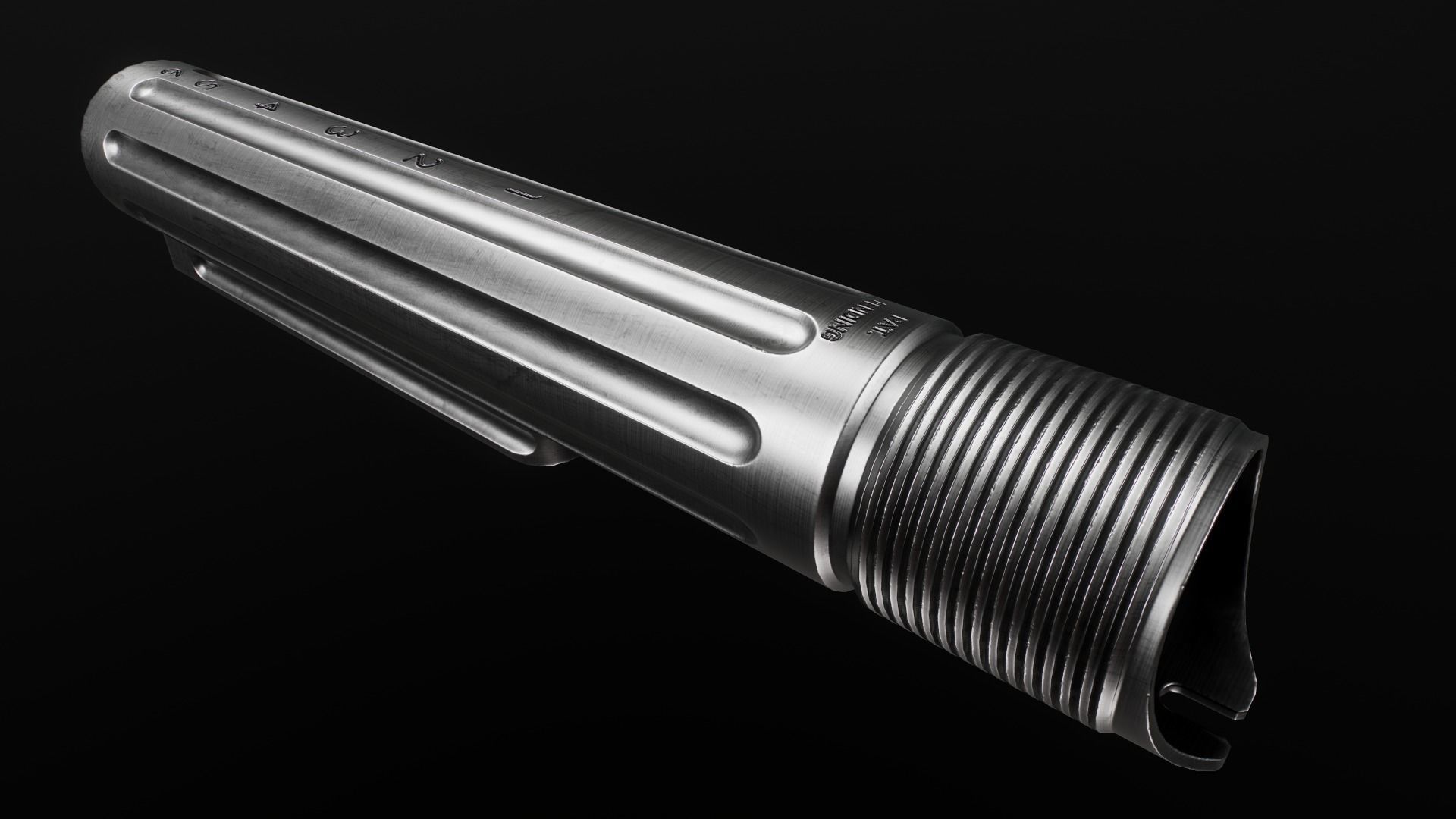 AR15 Carbine Buffer Tubes collection Free low-poly 3D model_31