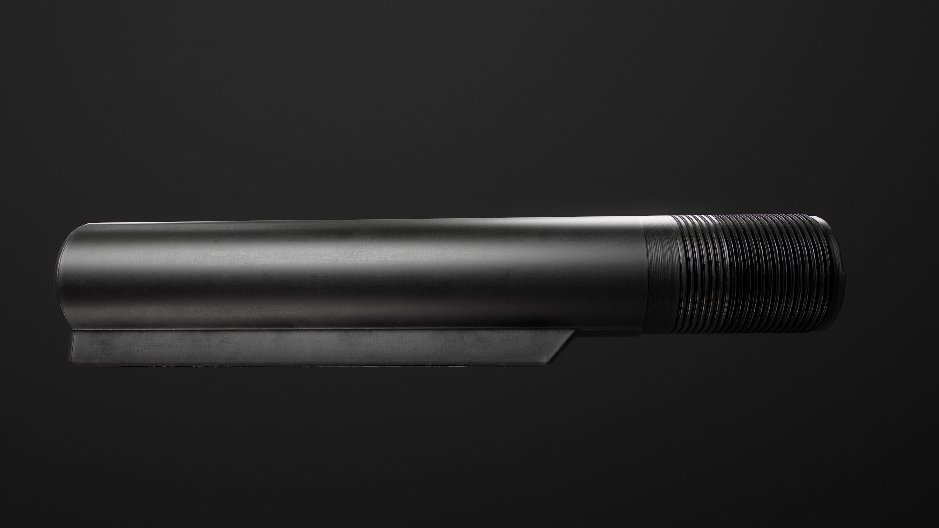 AR15 Carbine Buffer Tubes collection Free low-poly 3D model_9