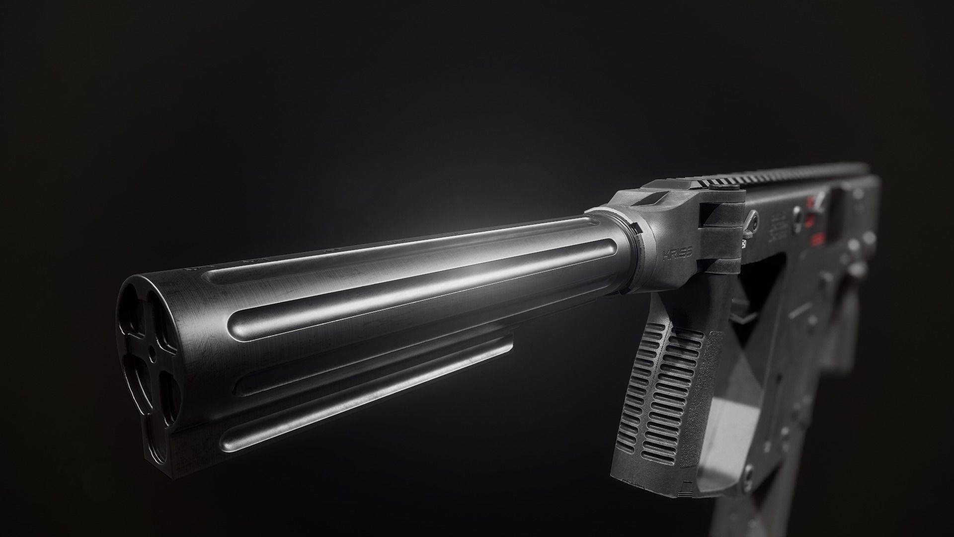 AR15 Carbine Buffer Tubes collection Free low-poly 3D model_67