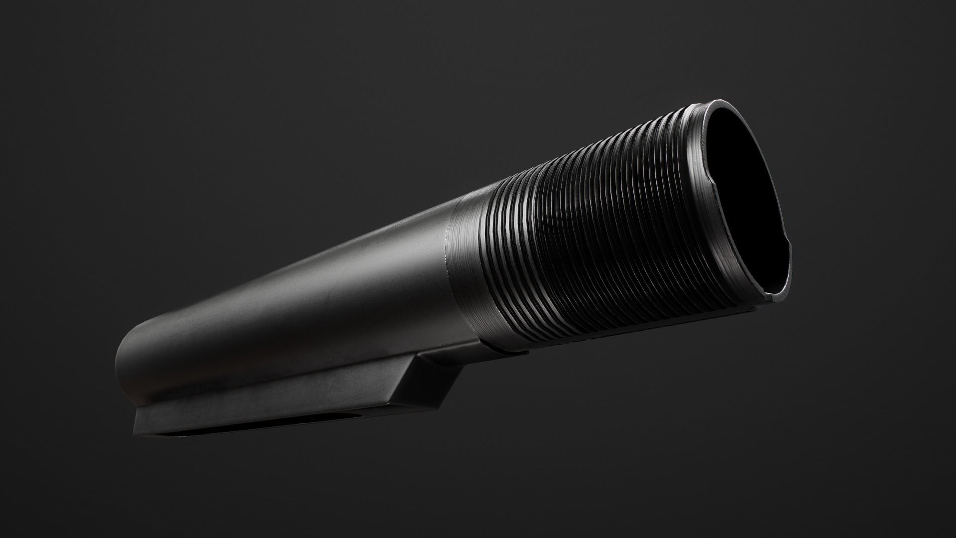 AR15 Carbine Buffer Tubes collection Free low-poly 3D model_12