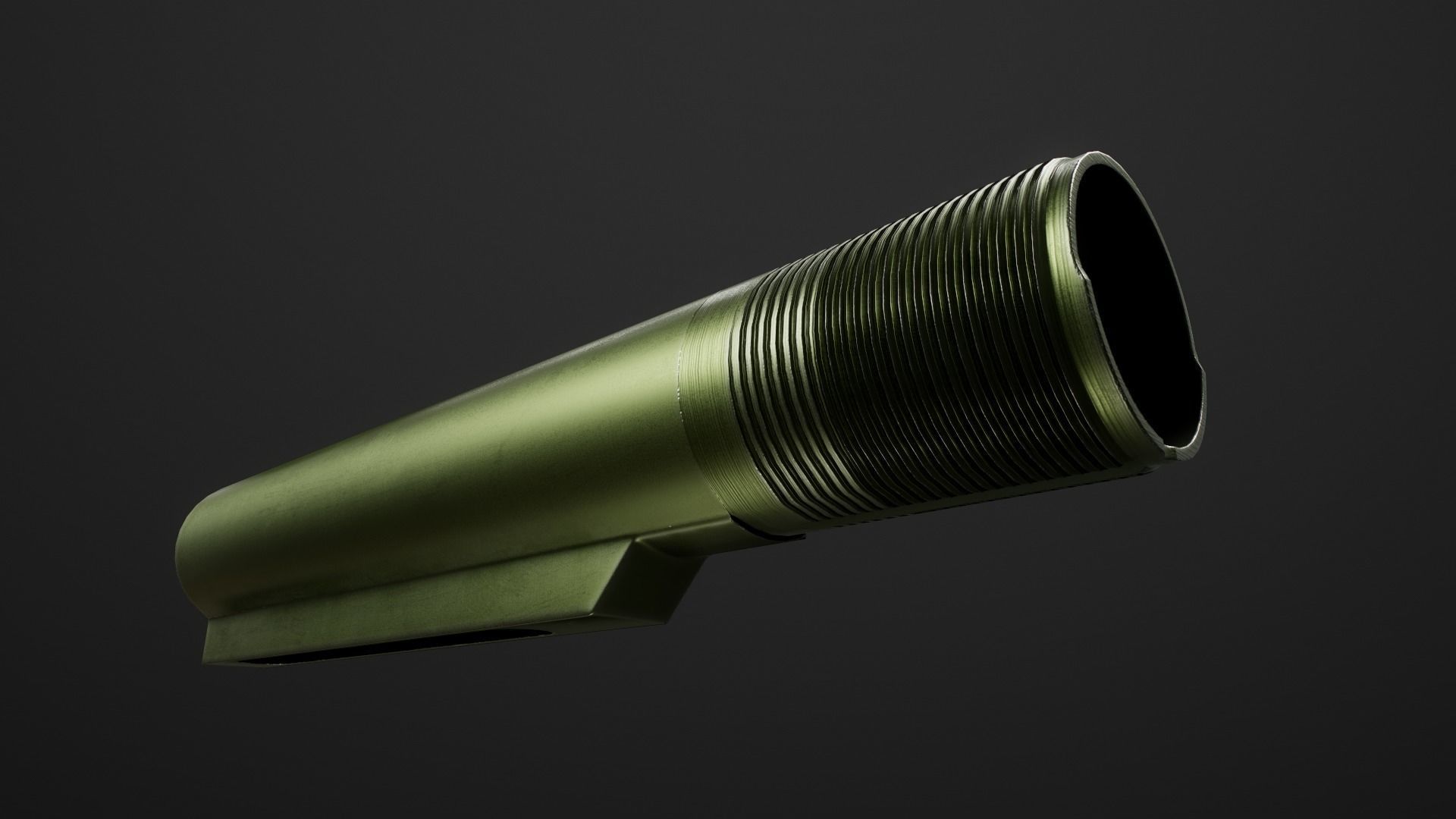 AR15 Carbine Buffer Tubes collection Free low-poly 3D model_13