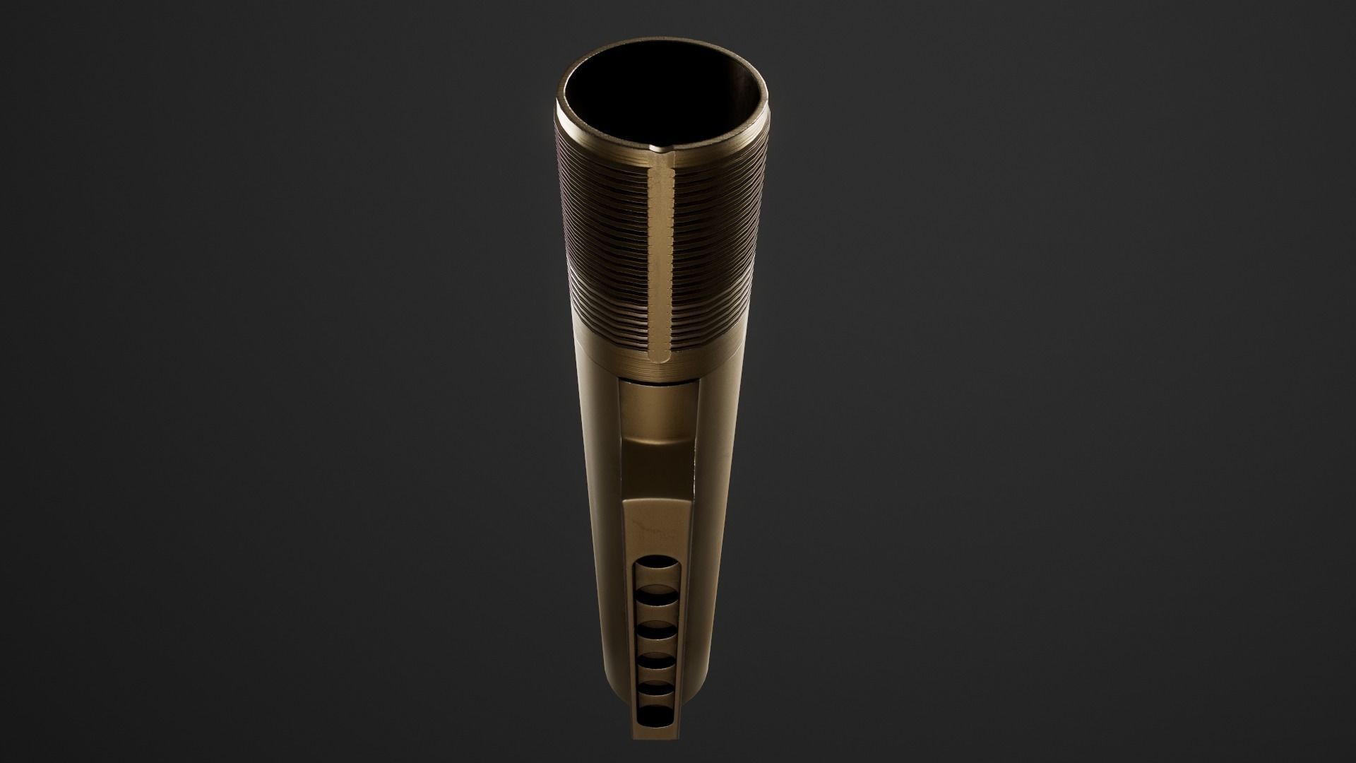 AR15 Carbine Buffer Tubes collection Free low-poly 3D model_17