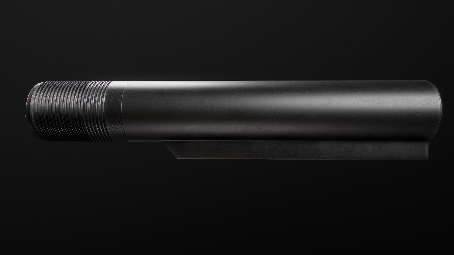 AR15 Carbine Buffer Tubes collection Free low-poly 3D model_21